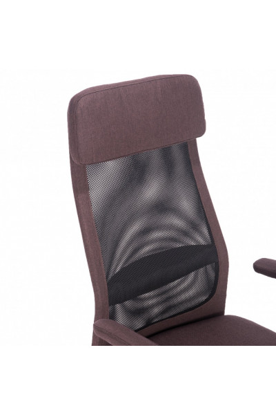 Кресло офисное Brabix Flight EX-540 ткань/сетка, коричневое 531849 Кресло офисное Brabix Flight EX-540 ткань/сетка, коричневое 531849
