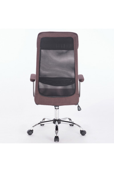 Кресло офисное Brabix Flight EX-540 ткань/сетка, коричневое 531849 Кресло офисное Brabix Flight EX-540 ткань/сетка, коричневое 531849