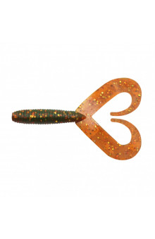 Твистер Yaman PRO Loop-Two, р.4 inch, цвет #09 - Motor Oil (уп.5 шт) YP-LT4-09