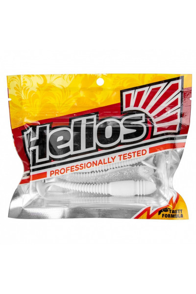 Виброхвост Helios Minoga 3,75/9.5 см, цвет White & Sparkles 5 шт HS-17-002 Виброхвост Helios Minoga 3,75/9.5 см, цвет White & Sparkles 5 шт HS-17-002