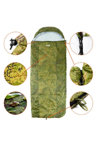 Спальный мешок Helios Батыр Extreme Stratex 200 КМФ цифра Спальный мешок Helios Батыр Extreme Stratex 200 КМФ цифра