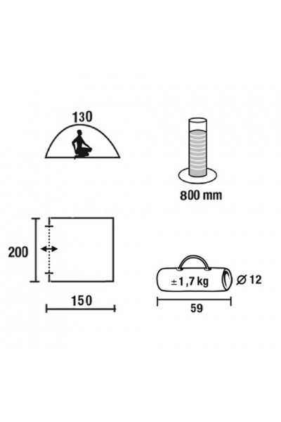 Палатка пляжная Green Glade Ivo Палатка пляжная Green Glade Ivo