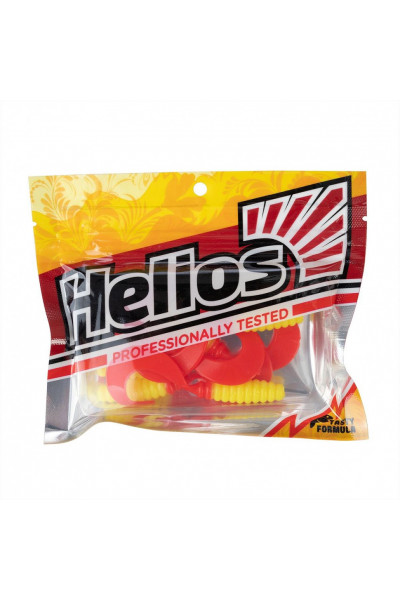 Твистер Helios Credo 2,35/6,0 см, цвет Yellow RT 7 шт HS-10-038 Твистер Helios Credo 2,35/6,0 см, цвет Yellow RT 7 шт HS-10-038