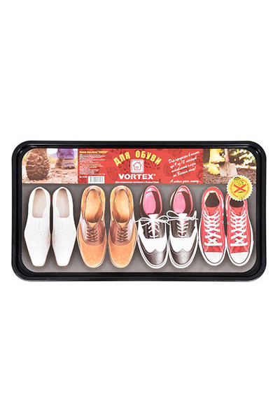 Коврик-лоток для обуви Vortex черный 22352