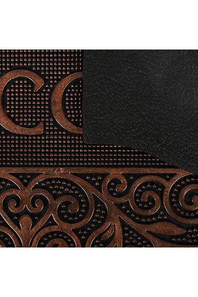 Коврик резиновый придверный Vortex Welcome Ажурный 45х75 см 24336