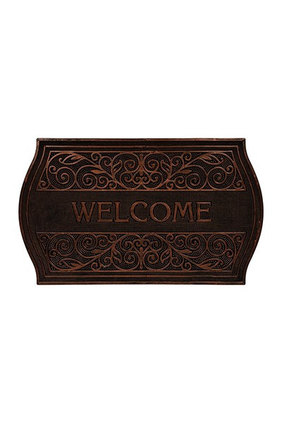 Коврик резиновый придверный Vortex Welcome Ажурный 45х75 см 24336