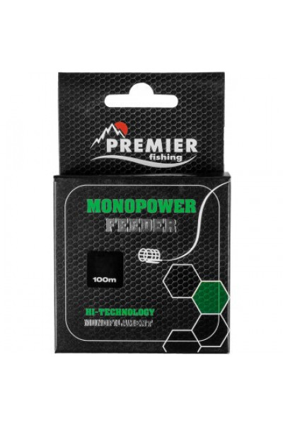 Леска Premier Fishing Monopower Feeder 0,20мм 100м Green Nylon PR-MF-G-020-100 Леска Premier Fishing Monopower Feeder 0,20мм 100м Green Nylon PR-MF-G-020-100