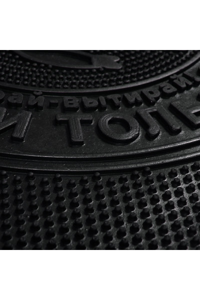 Коврик резиновый придверный Vortex Свинка 35х60 см черный 20028 Коврик резиновый придверный Vortex Свинка 35х60 см черный 20028