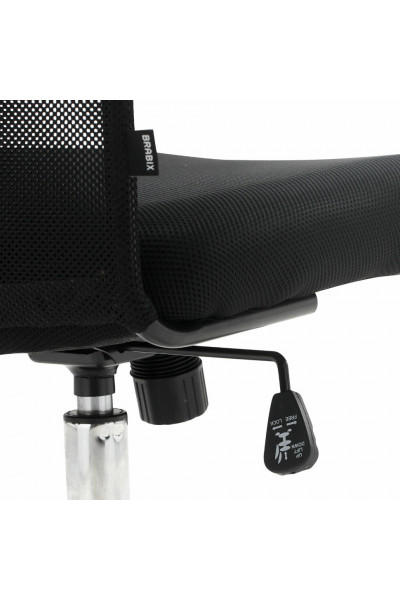 Кресло офисное Brabix Fit EX-514 сетка/ткань, черное 531949 Кресло офисное Brabix Fit EX-514 сетка/ткань, черное 531949