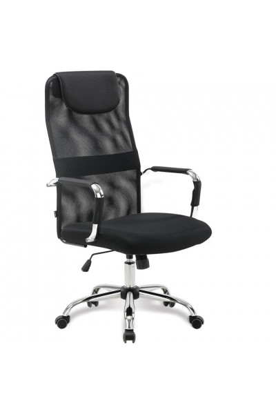 Кресло офисное Brabix Fit EX-514 сетка/ткань, черное 531949 Кресло офисное Brabix Fit EX-514 сетка/ткань, черное 531949