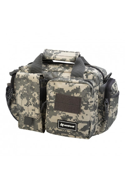 Сумка рыболовная универсальная Nisus КМФ цифра (N-LY-08-DG) Сумка рыболовная универсальная Nisus КМФ цифра (N-LY-08-DG)
