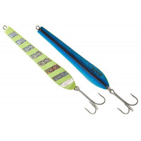 Пилькер Asari Norwegian 600г цвет 02 Silver Blue (Lumo Zebra)