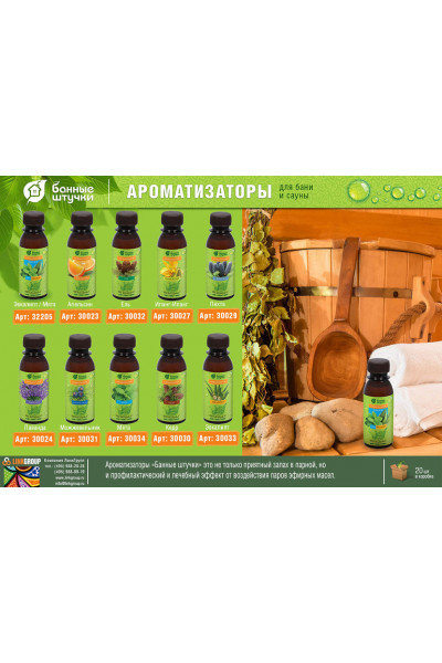 Ароматизатор Банные Штучки Кедр 120 мл 30030 Ароматизатор Банные Штучки Кедр 120 мл 30030