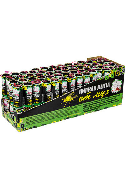 Липкая лента HELP от мух 80240 Липкая лента HELP от мух 80240