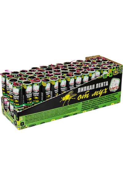 Липкая лента HELP от мух 80240 Липкая лента HELP от мух 80240