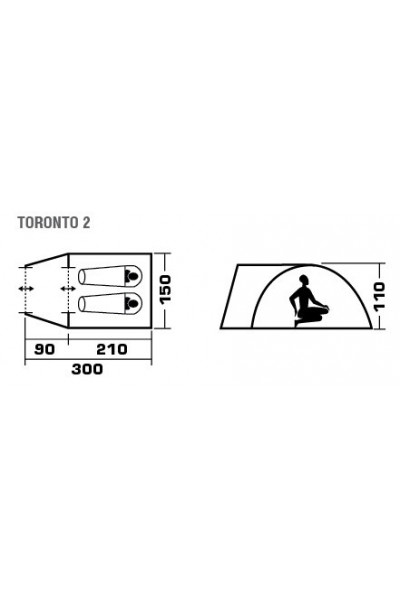 Палатка Jungle Camp Toronto 2 (70814) Палатка Jungle Camp Toronto 2 (70814)