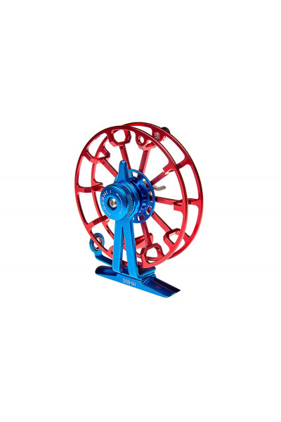 Катушка инерционная Higashi HI-85S Blue/Red Катушка инерционная Higashi HI-85S Blue/Red