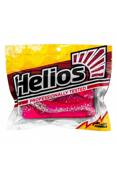 Виброхвост Helios Chubby 3,55/9 см, цвет Silver Sparkles & Pink 5 шт HS-4-035 Виброхвост Helios Chubby 3,55/9 см, цвет Silver Sparkles & Pink 5 шт HS-4-035