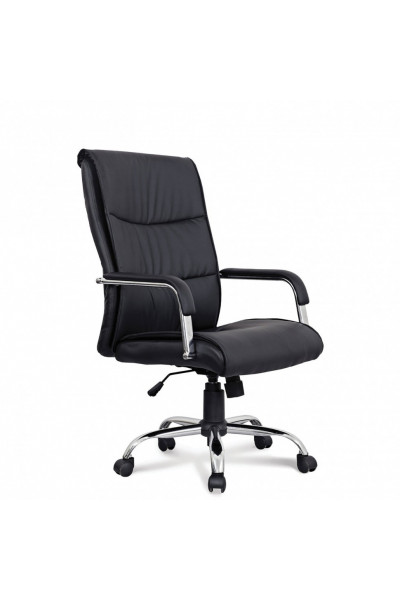 Кресло офисное Brabix Space EX-508 экокожа, черное 530860