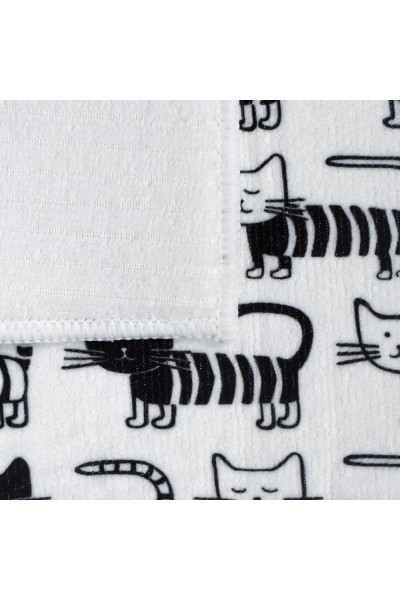 Коврик для сушки посуды Marmiton Котики микрофибра 35х50 см 17333 Коврик для сушки посуды Marmiton Котики микрофибра 35х50 см 17333