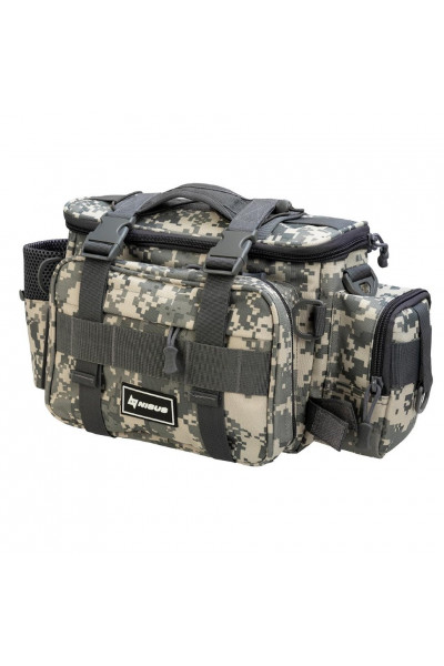Сумка рыболовная универсальная Nisus КМФ цифра (N-LY-09-DG) Сумка рыболовная универсальная Nisus КМФ цифра (N-LY-09-DG)