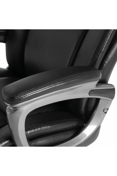 Кресло руководителя Brabix Premium Solid HD-005 до 180 кг, кожа, черное 531941 Кресло руководителя Brabix Premium Solid HD-005 до 180 кг, кожа, черное 531941