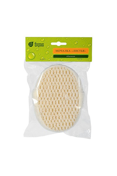 Мочалка объемная Банные Штучки Листья 41364 Мочалка объемная Банные Штучки Листья 41364
