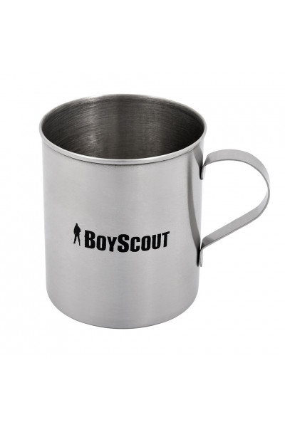 Кружка туристическая нержавейка Boyscout 400 мл 61156 Кружка туристическая нержавейка Boyscout 400 мл 61156