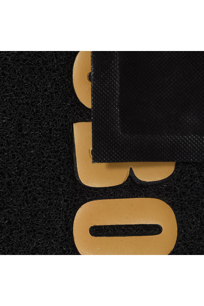 Коврик придверный пористый Vortex с надписью 50х70 см черный 22192 Коврик придверный пористый Vortex с надписью 50х70 см черный 22192