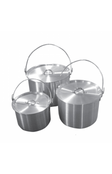 Набор котелков с крышкой Tramp 4,8/9/13л алюминий TRC-086