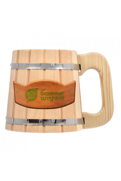 Кружка бондарная Банные Штучки липа 1 л 3719