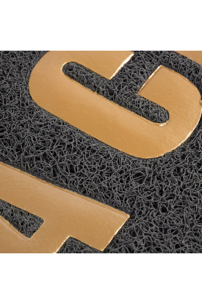 Коврик придверный пористый Vortex с надписью 50х70 см серый 22193 Коврик придверный пористый Vortex с надписью 50х70 см серый 22193