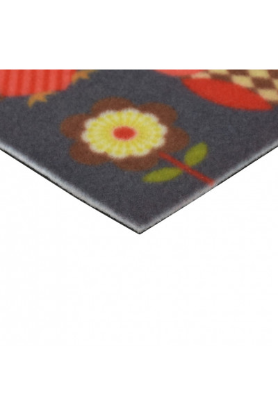 Коврик влаговпитывающий Vortex Samba Совы и Цветы 40х60 см 24214 Коврик влаговпитывающий Vortex Samba Совы и Цветы 40х60 см 24214