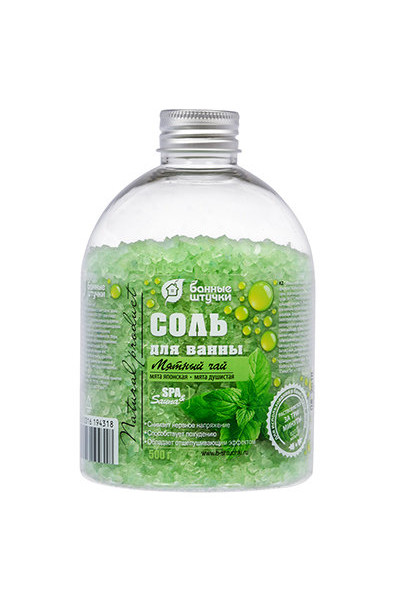 Соль для ванны Банные Штучки Мятный чай 500 г 32431