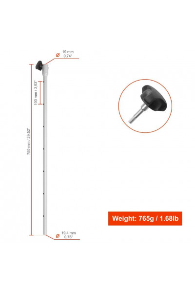 Удлинитель адаптера ледобура под шуруповерт Торнадо УА-800 Удлинитель адаптера ледобура под шуруповерт Торнадо УА-800
