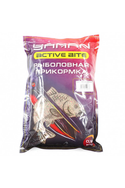 Прикормка Yaman Active Bite Лещ (жареные семечки), цв. микс, 900 г Y-AB-06