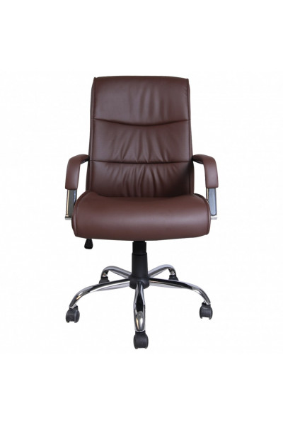 Кресло офисное Brabix Space EX-508 экокожа, коричневое 531164