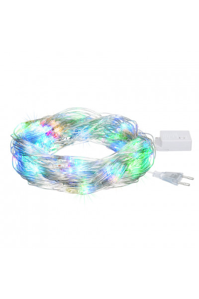 Светодиодная гирлянда для дома (мультиколор) Vegas Сеть 176 LED, 1,5х1,5 м, 220V 55073 Светодиодная гирлянда для дома (мультиколор) Vegas Сеть 176 LED, 1,5х1,5 м, 220V 55073