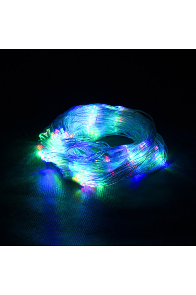 Светодиодная гирлянда для дома (мультиколор) Vegas Сеть 176 LED, 1,5х1,5 м, 220V 55073 Светодиодная гирлянда для дома (мультиколор) Vegas Сеть 176 LED, 1,5х1,5 м, 220V 55073