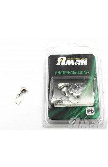 Мормышка Яман ст. муравей с отв., цвет Silver Plated (5 шт.) Я-МР25