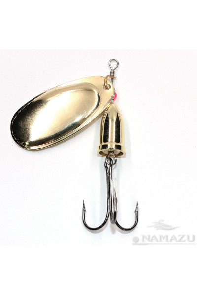 Блесна Namazu Lothar, вес 20 г, цвет 02 (латунь) N-L20-02