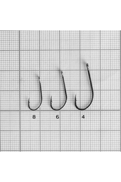 Крючок Helios Tenkara с кольцом №6 цвет BN (10 шт) HS-TEN-BN-6 Крючок Helios Tenkara с кольцом №6 цвет BN (10 шт) HS-TEN-BN-6