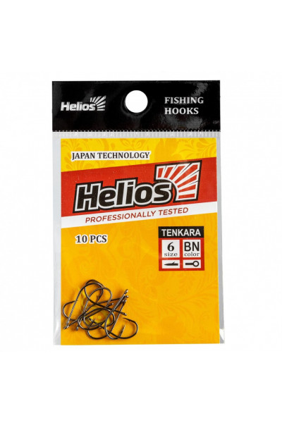 Крючок Helios Tenkara с кольцом №6 цвет BN (10 шт) HS-TEN-BN-6 Крючок Helios Tenkara с кольцом №6 цвет BN (10 шт) HS-TEN-BN-6