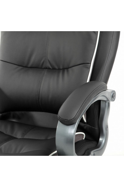 Кресло руководителя Brabix Premium Strong HD-009 до 200 кг, экокожа/ткань, черное 531945 Кресло руководителя Brabix Premium Strong HD-009 до 200 кг, экокожа/ткань, черное 531945