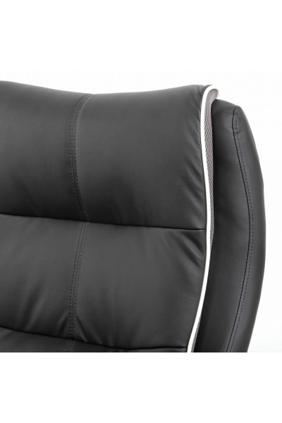 Кресло руководителя Brabix Premium Strong HD-009 до 200 кг, экокожа/ткань, черное 531945 Кресло руководителя Brabix Premium Strong HD-009 до 200 кг, экокожа/ткань, черное 531945