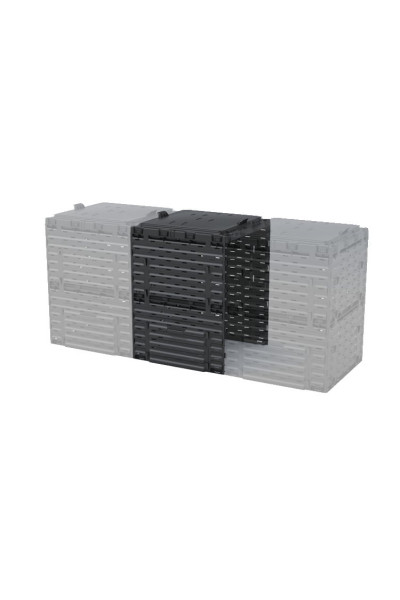 Соединитель для компостера садового Piteco 300 л K1030 чёрный Соединитель для компостера садового Piteco 300 л K1030 чёрный