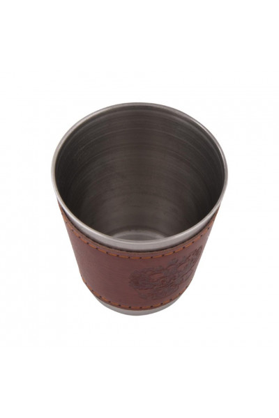 Стопка в кожаном чехле Helios 60 мл XB-1A Стопка в кожаном чехле Helios 60 мл XB-1A