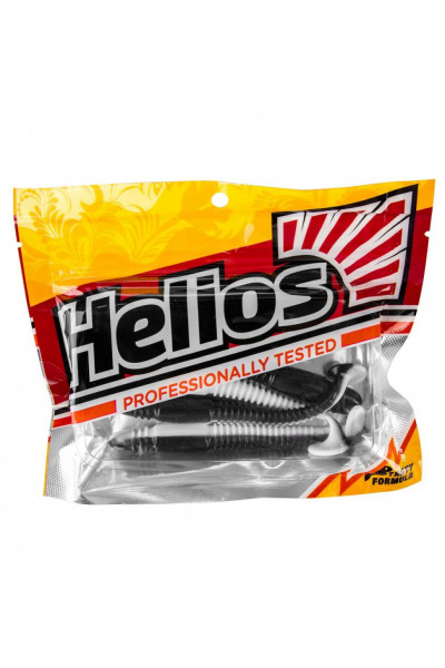 Виброхвост Helios Minoga 3,75/9.5 см, цвет Black & White 5 шт HS-17-023 Виброхвост Helios Minoga 3,75/9.5 см, цвет Black & White 5 шт HS-17-023