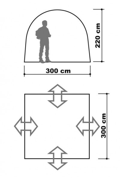 Тент-шатер Canadian Camper Space One (со стенками) камуфляж Тент-шатер Canadian Camper Space One (со стенками) камуфляж